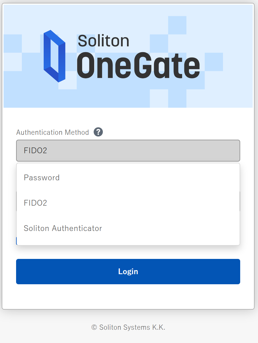 main login