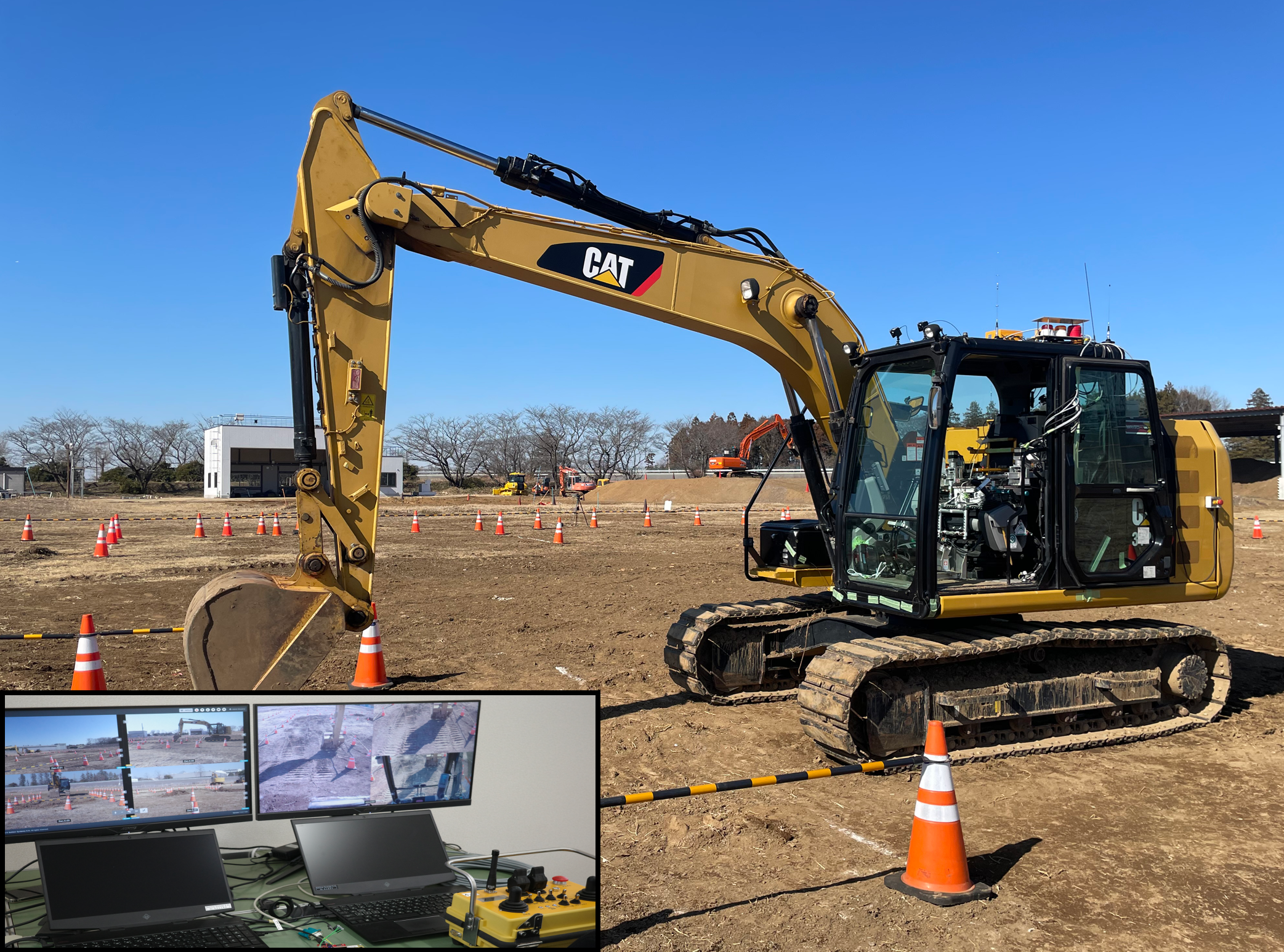 Teleoperation of construction 